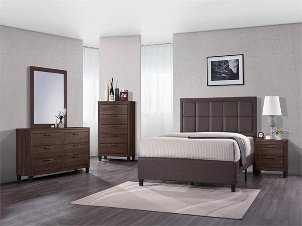 B085 11PC Bedroom Set with Dresser & Mirror